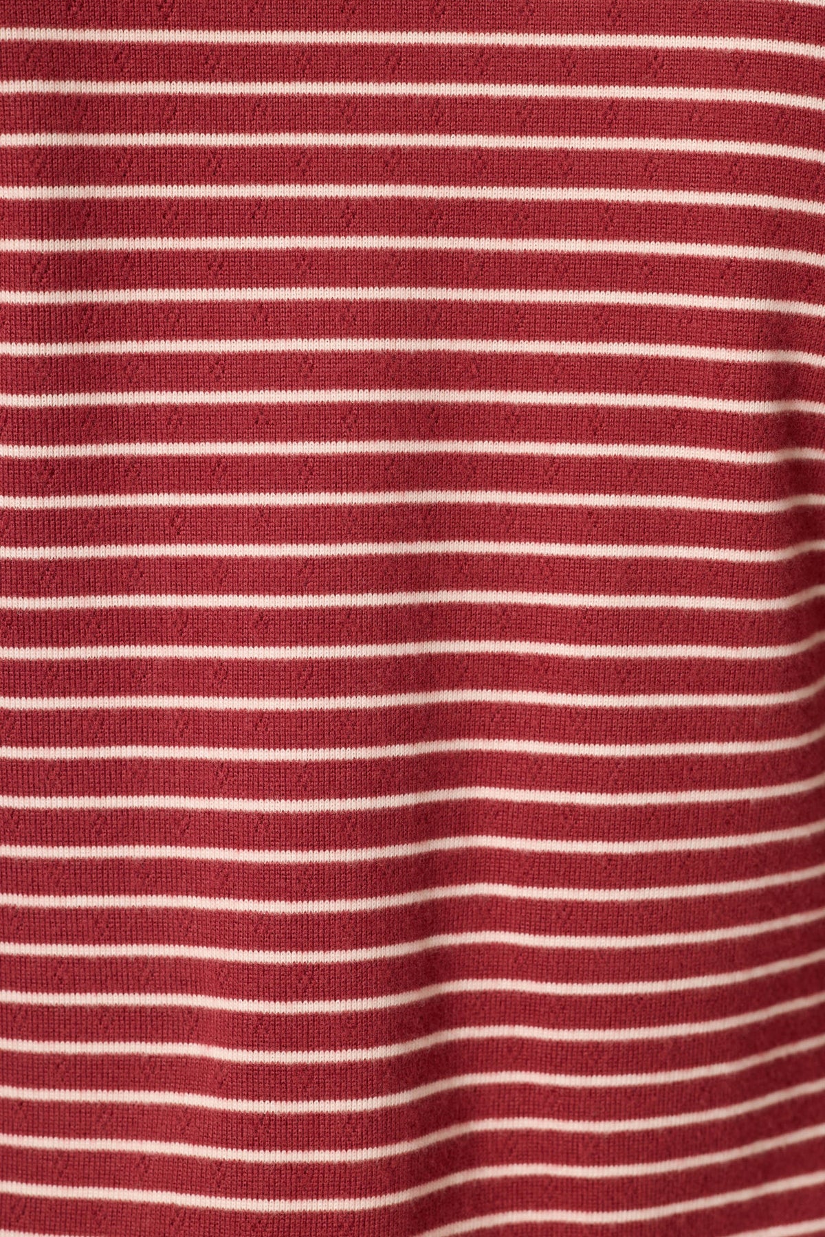 Pretty Stripes Pointelle Wine Cardigan