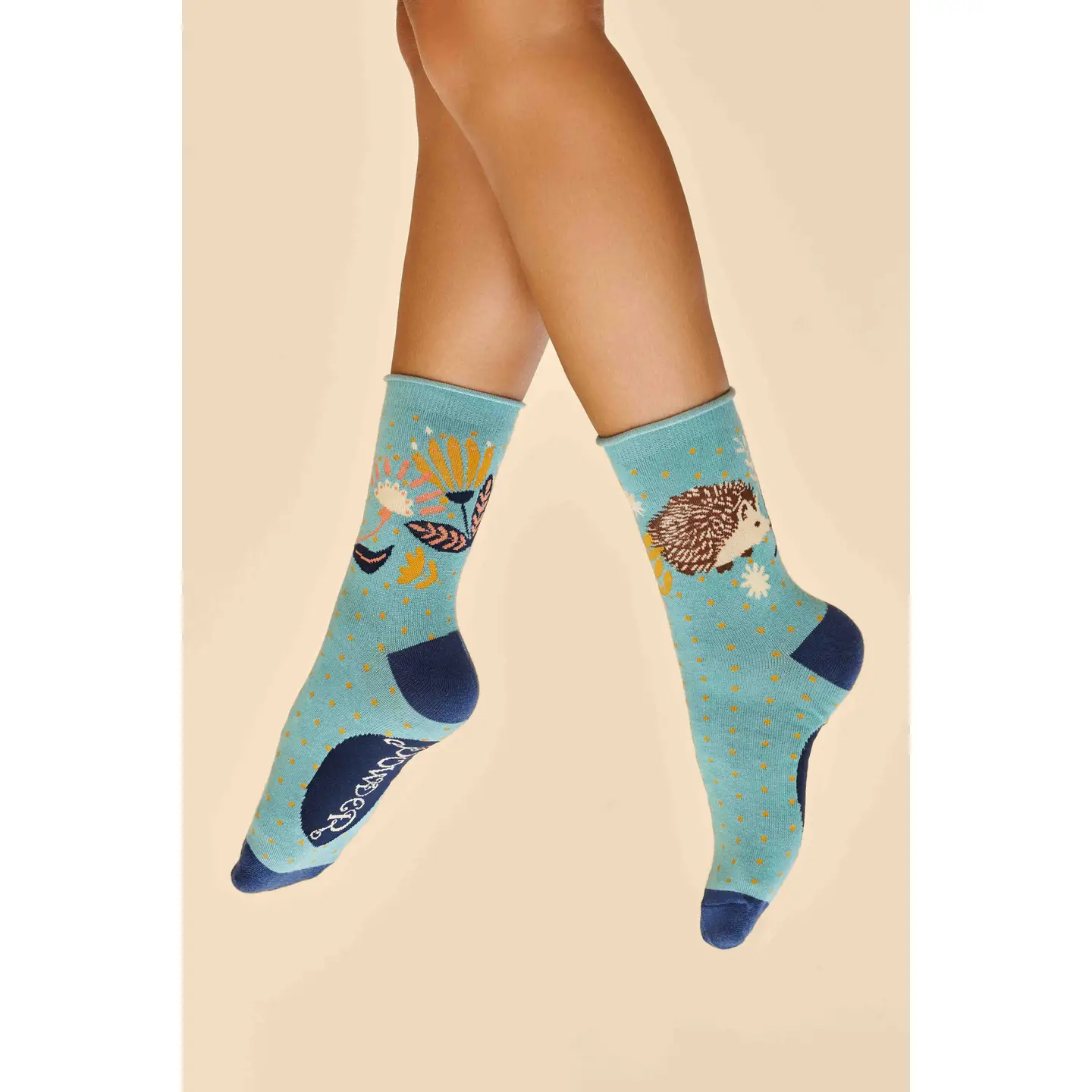 Hunting Hedgehog Ankle Socks