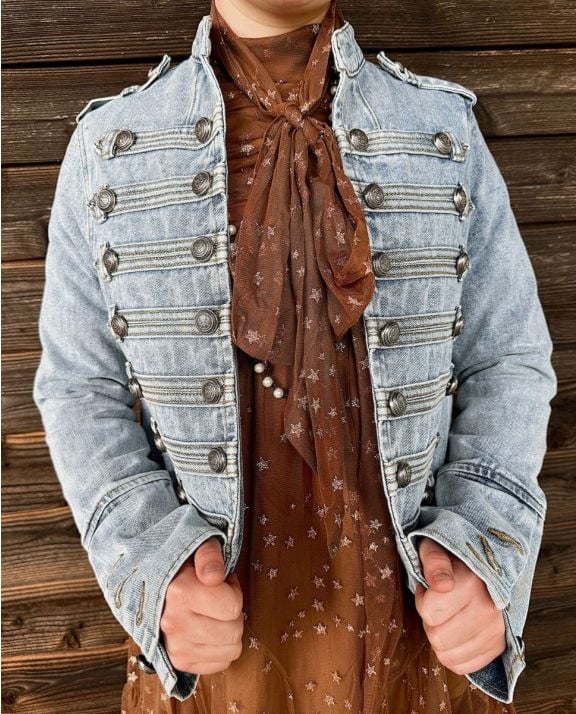 JG Denim Military Jacket