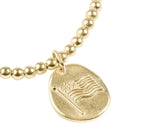 Classic Gold 3mm Inspire America Charm Bracelet