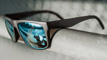 Matte Black/Sky Blue Torrey Pines Sunglasses