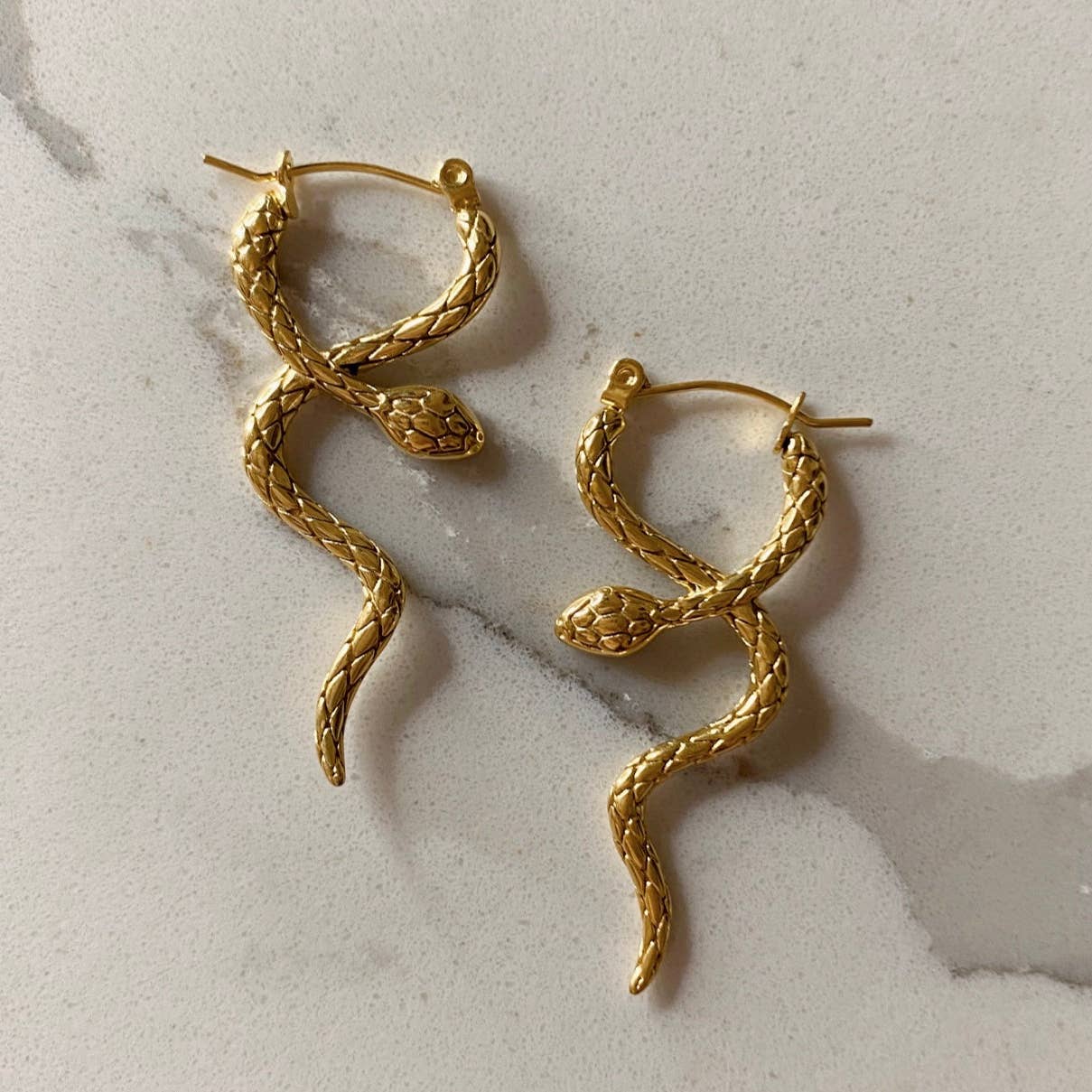 Evie Snake Earrings – 3 Seas