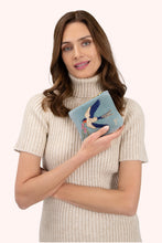 Swooping Swallows Velvet Mini Pouch
