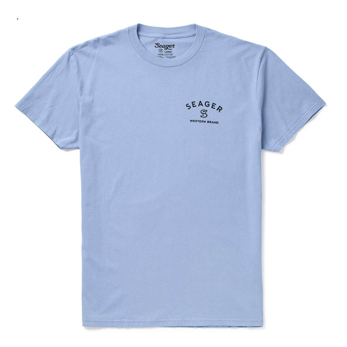 Branded Faded Denim Tee