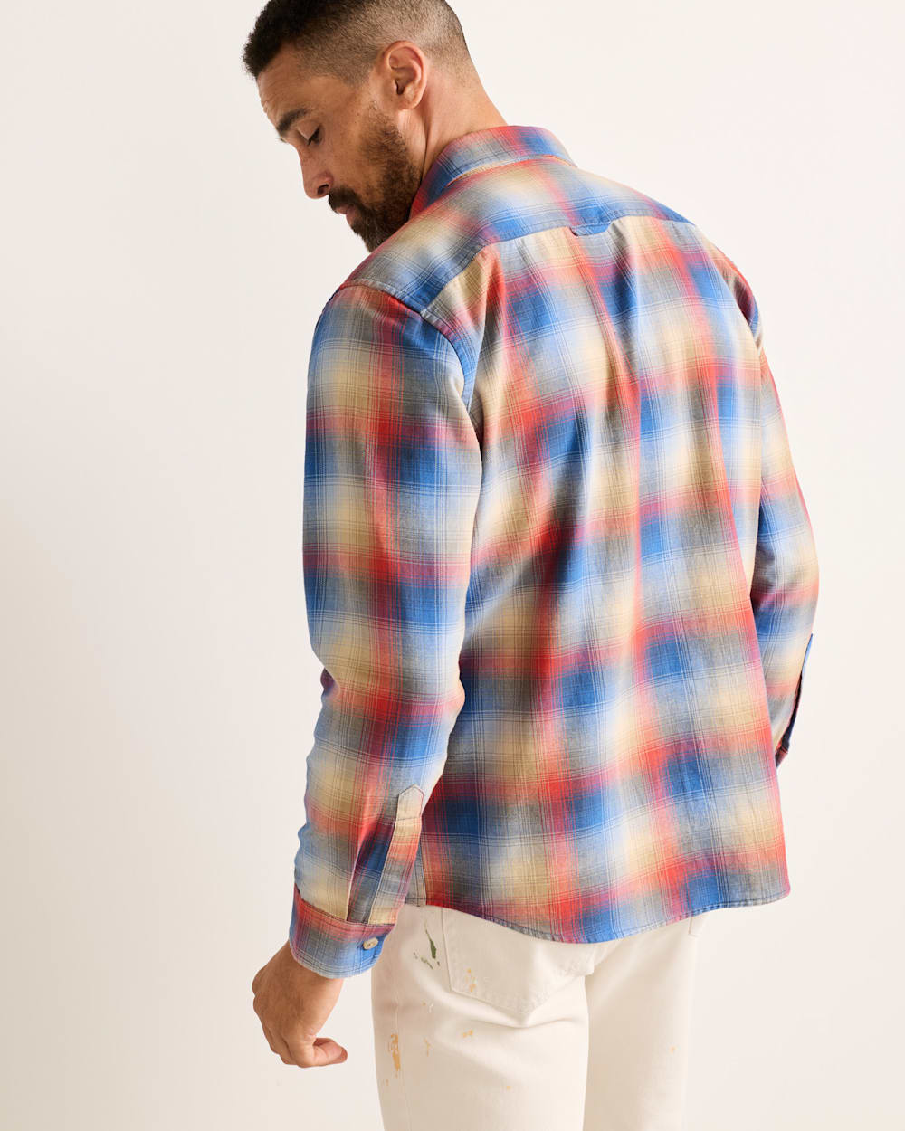 Beach Shack Plaid Button-Up