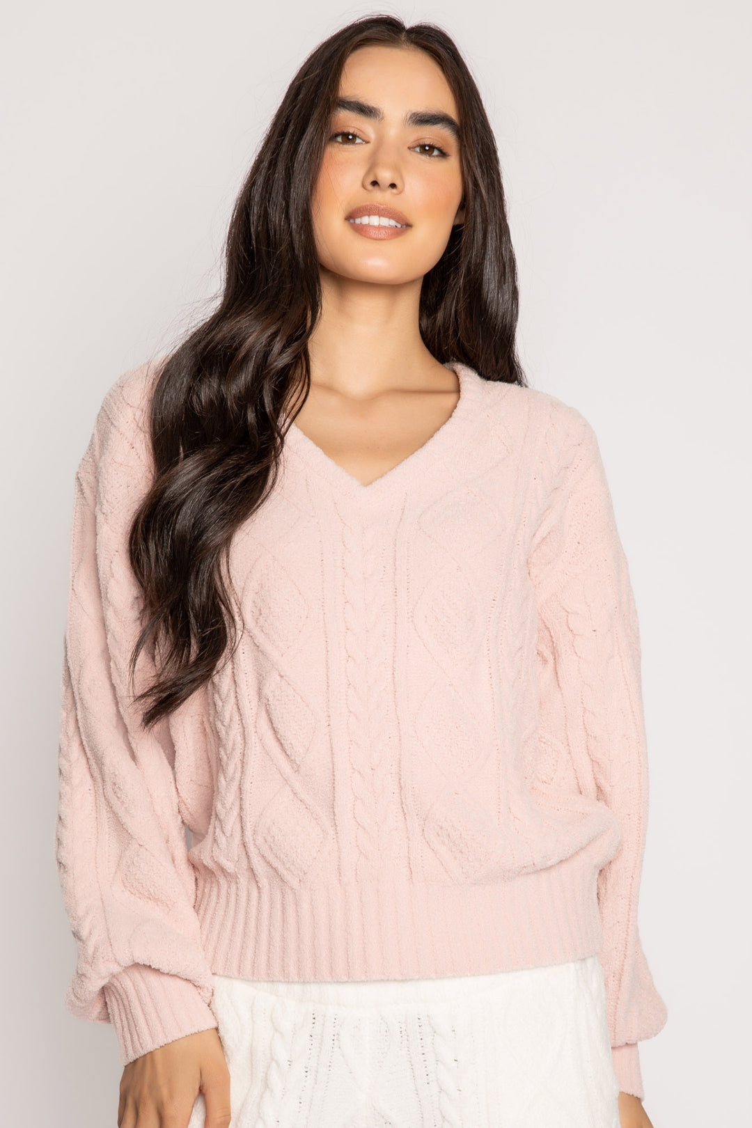 Cable Crew Lounge Sweater