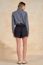 Lily Navy Short
