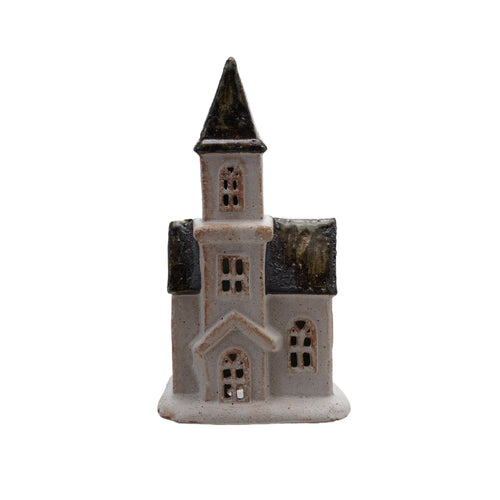 Stoneware Reactive Glaze Church