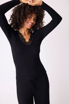 Sweet Dreams Black Long-Sleeve