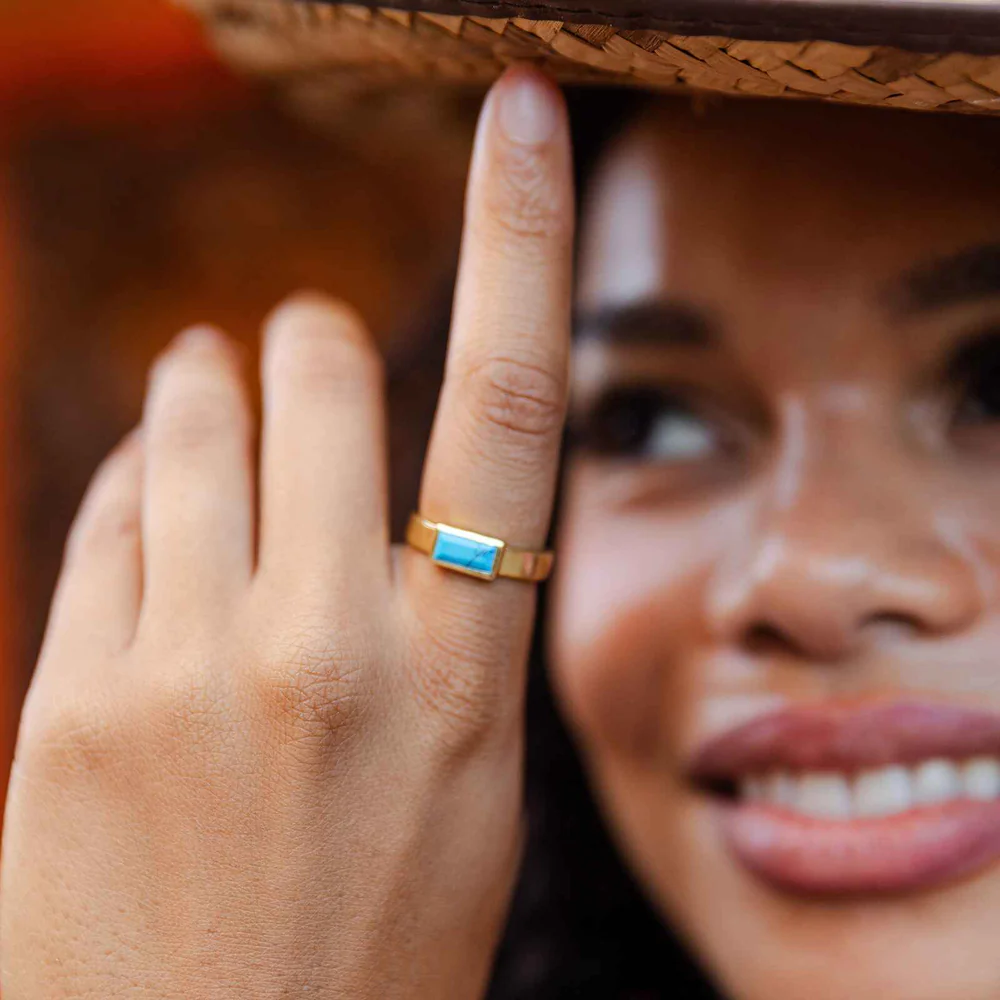 Tulum Turquoise Ring