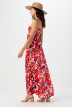 Fiji Flowers Red Dress