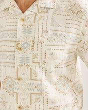 Aloha Laurel Grove Ecru Linen Button-Up