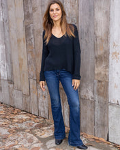 Everyday Rib V Mercer Night Navy Sweater