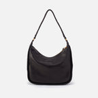 Mia Black Crescent Large Hobo Bag