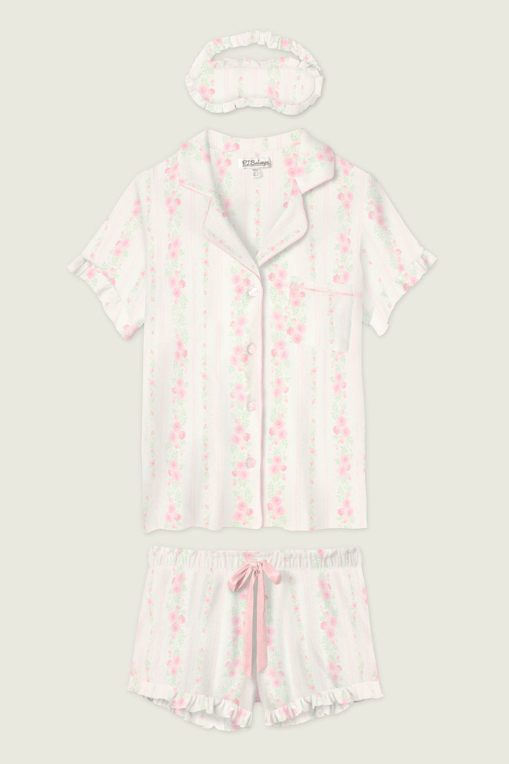 Roses Are Pink Pointelle PJ Set