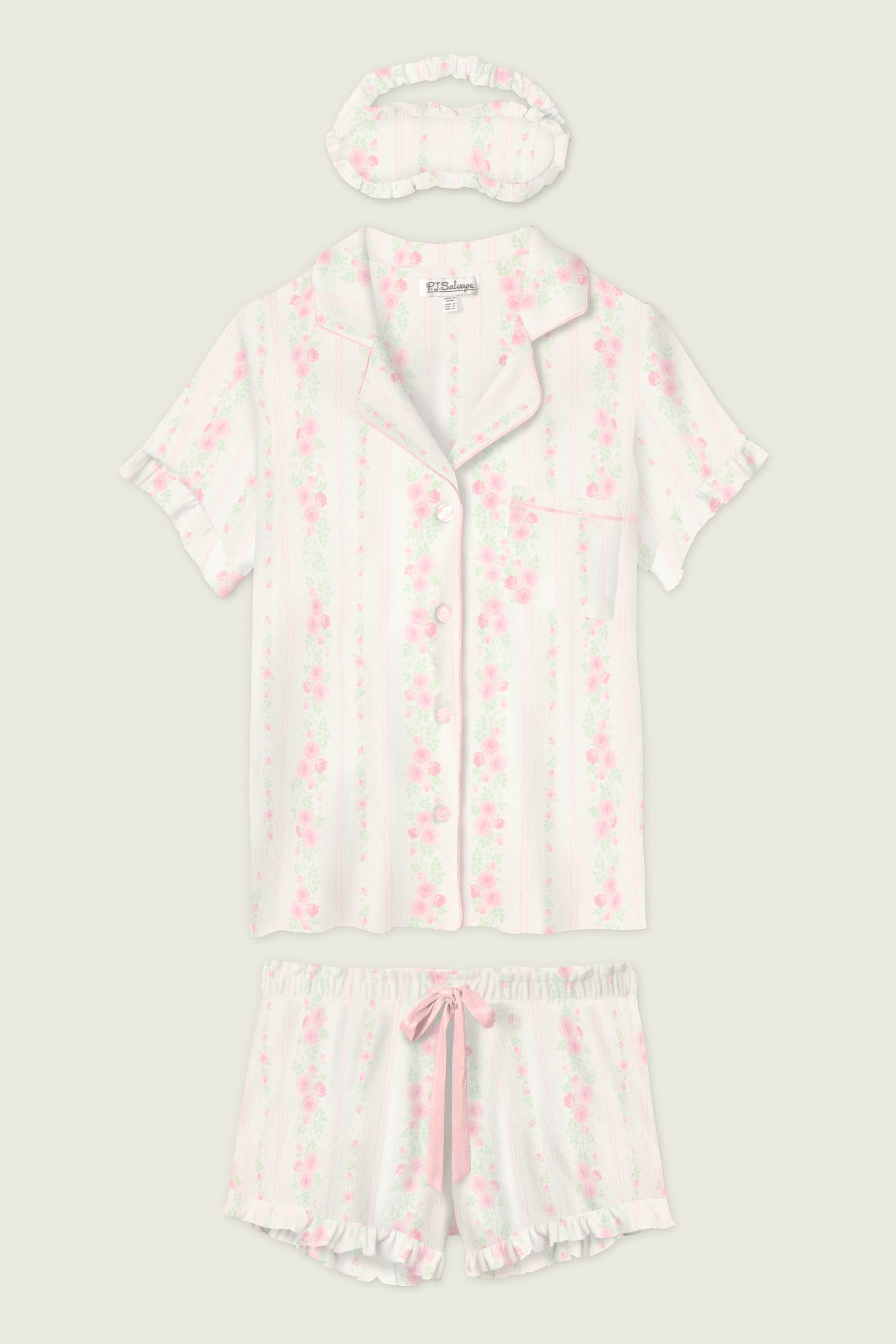 Roses Are Pink Pointelle PJ Set