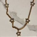 Shooting Star CZ Necklace