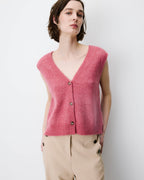 Nars Blush V Sleeveless Cardigan