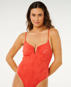 Oasis V Red One-Piece