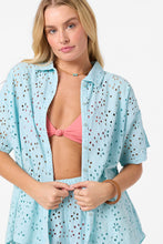 Jenna Stratosphere Eyelet Cover-Up Top