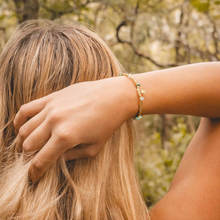 Earth Day Stone Bead Bracelet