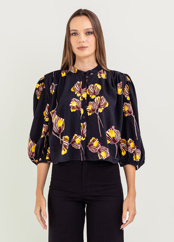 Tabitha Black Aralia Blouse