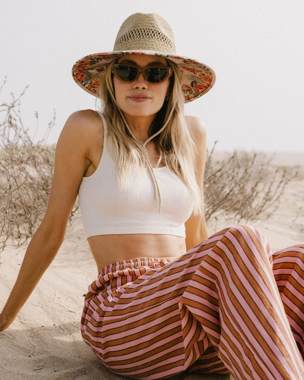 Hibiscus Lifeguard Hat
