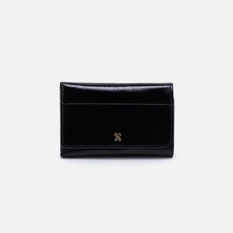 Jill Black Trifold Wallet