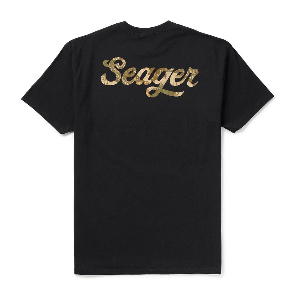 Russ Camo Fill Black Tee