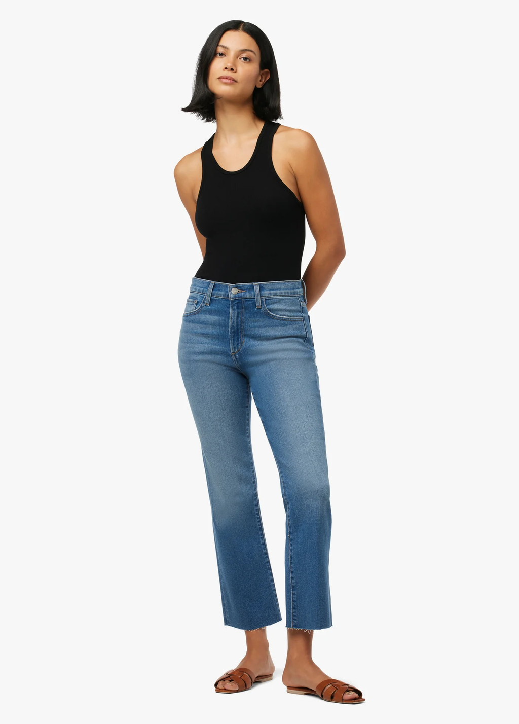 Callie Glimpse Crop Bootcut Jeans