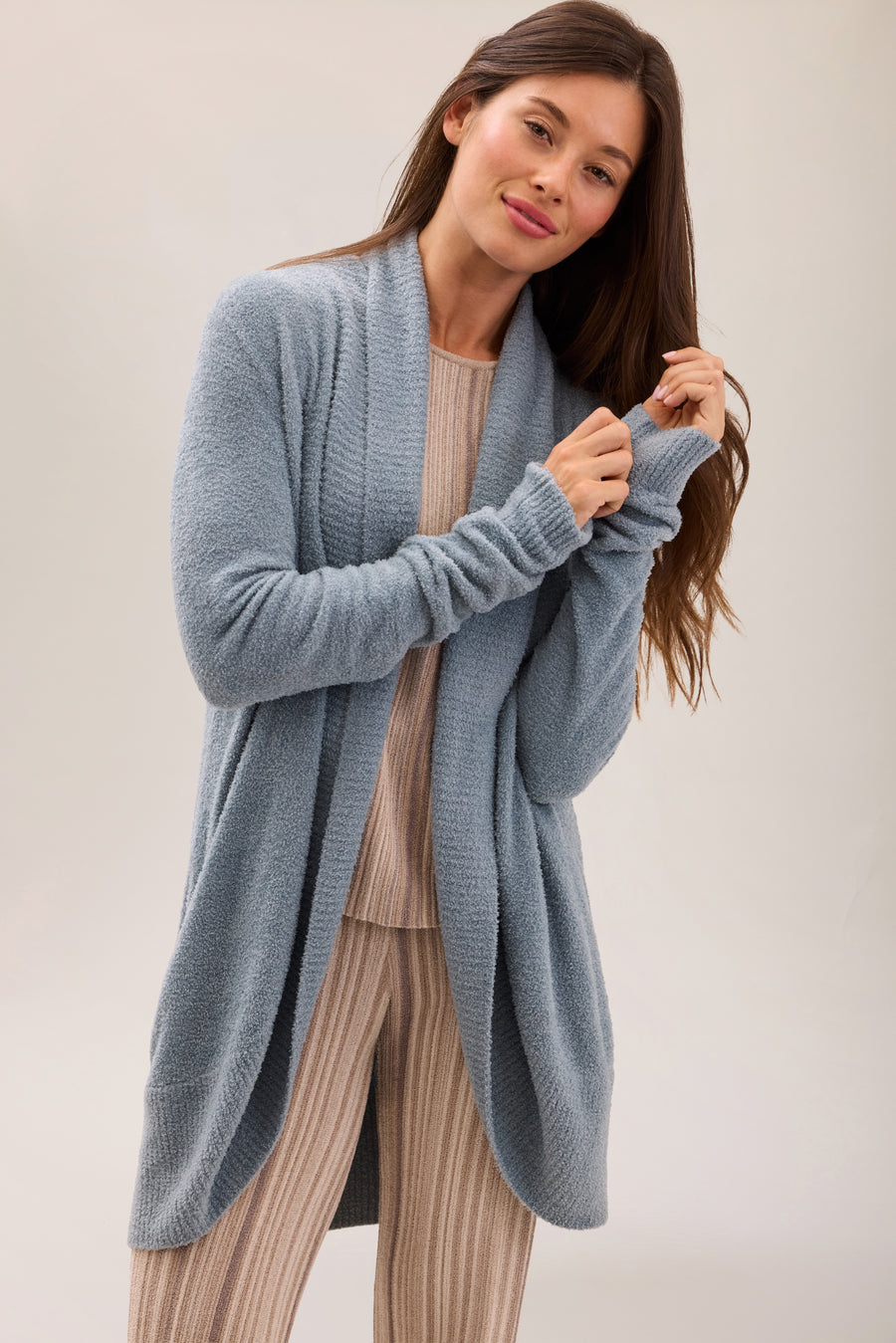 CozyChic Lite Blue Aura Circle Cardi