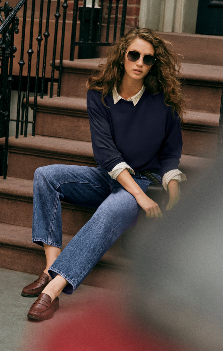 The Off-Duty Breakpoint Bowed Ankle Jean