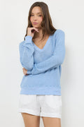 Gabrielle Azure V Sweater