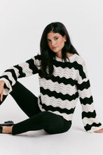 Daisy Waves Stripe Sweater