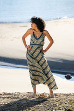 Hemi Cotton Blue Halter Dress