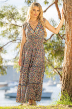 Peyton Blue Boho Dress