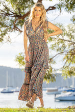 Peyton Blue Boho Dress