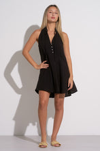 Black Gauze Mini Dress