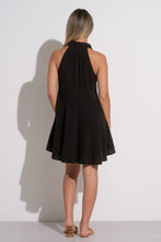 Black Gauze Mini Dress