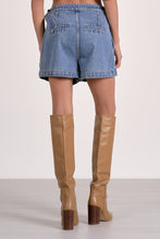 Denim Wrap Mini Skort