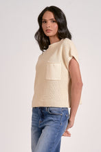Oatmeal Cap Sleeve Sweater
