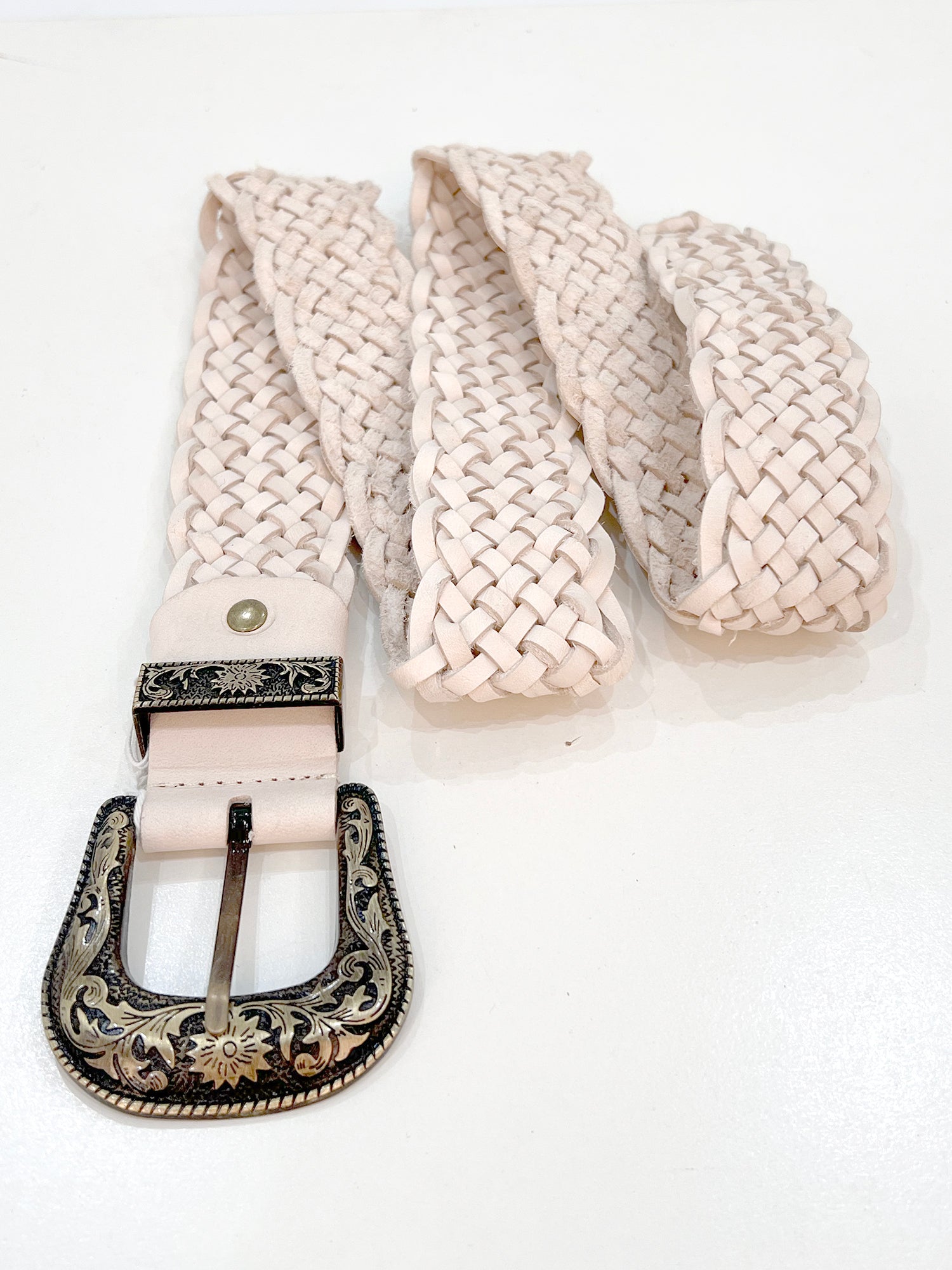 Braided Leather Belt