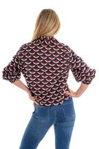 Lenni Balloon Button Down Top