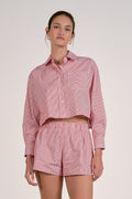 Red Stripe Button-Down