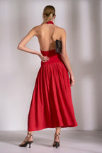 Drop Waist Maxi Dress