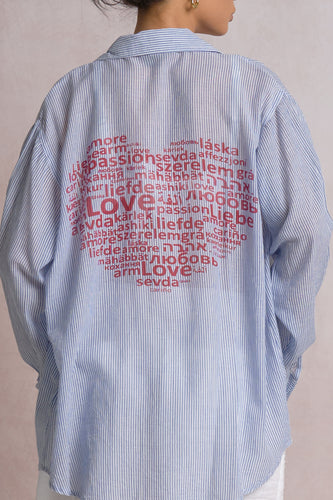 Love Heart Button-Down