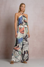 Tropic Floral Satin Pant