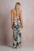 Tropic Floral Satin Pant
