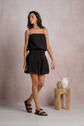 Viola Black Mini Dress