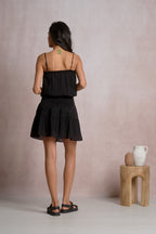 Viola Black Mini Dress